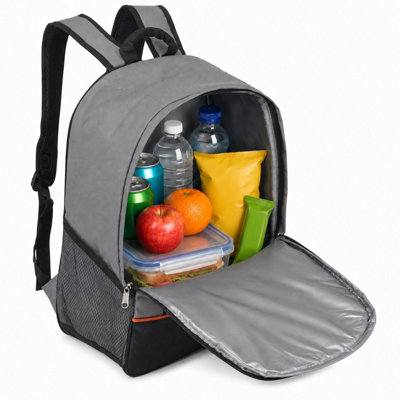 Urbn-Living Urbnliving 20L Thermal Insulated Cooler Backpack With Leak-Proof LiningGrey from B&Q