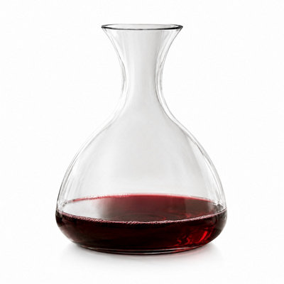 Queensway Home and Dining Queensway Home & Dining 1.5L Modern Handcrafted Crystalline Glass Wine Decanter Carafe Red Aerator GiftsConical from B&Q