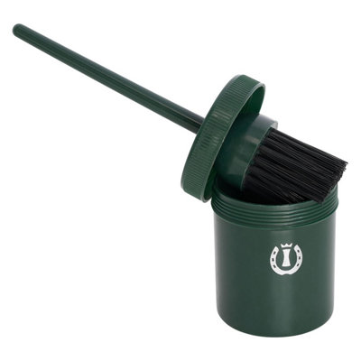 B&Q Imperial Riding Irh Horse Hoof Oil Brush Forest (One Size) Green