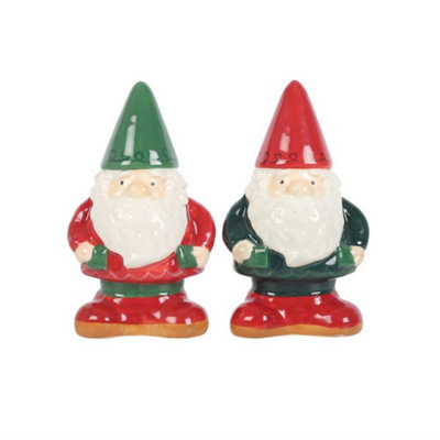  - Something Different Gnome Salt And Per Shakers Red/green/white (One Size)