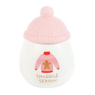Something Different Snuggle Season Oil Burner Pink/white (One Size) from B&Q