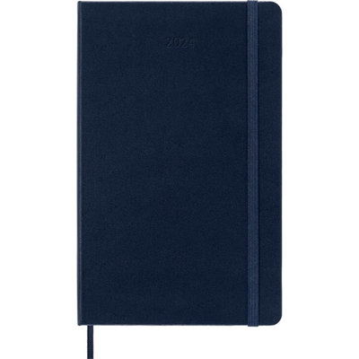  - Moleskine 12M Daily L Planner Sapphire Blue (One Size)