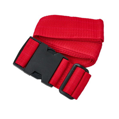 Home & Living Polyester Luggage Strap Red (One Size) from B&Q