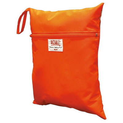 B&Q Orange Safe-Guard By Result Safety Vest Storage Bag (One ) 30Cm - B&Q