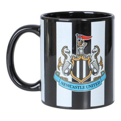 Newcastle United Fc Unisex Black Stripe Ceramic Mug In - Image 3
