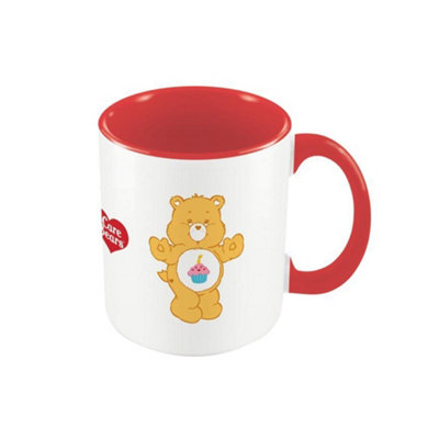 Care Bears Inner Two Tone Birthday Bear Mug White/red/yellow (One Size) from B&Q