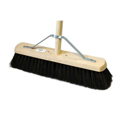 Hill Brush Platform Broom Brown (45Cm) from B&Q