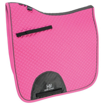 Hy Sport Active Horse Dressage Saddlepad Cobalt Pink (Cob/full) from B&Q