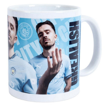  - Manchester City Fc Grealish Mug White/blue/black (9Cm X 8Cm)