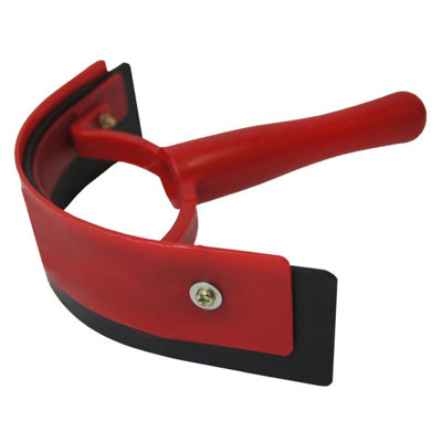 Roma Plastic Horse Sweat Scraper Red (One Size) from B&Q