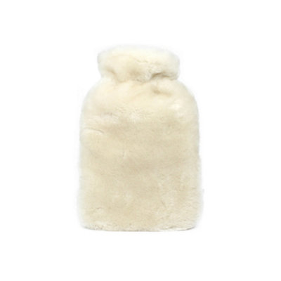 B&Q Eastern Counties Leather Sheepskin Hot Water Bottle Natural (One Size)