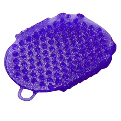 Roma Glitter Double Sided Horse Mage Mitt Purple (One Size) from B&Q