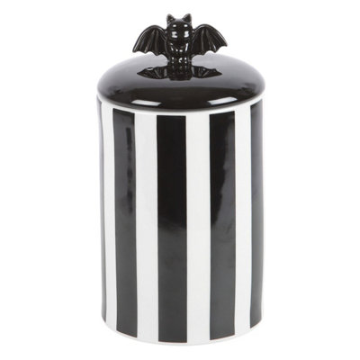  - Something Different Striped Bat Jar Black/white (One Size)