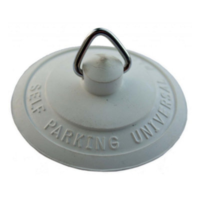 Oracstar Rubber Basin Plug White (One Size) from B&Q