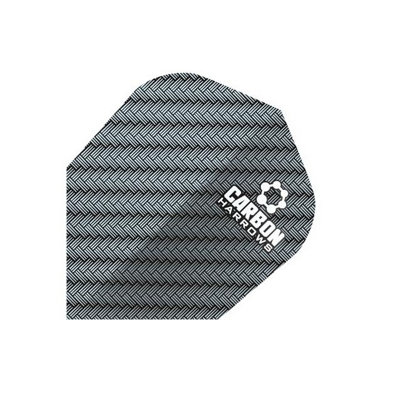 Harrows Dimplex Carbon Dart Flights (Pack Of 3) - Blue - Image 2