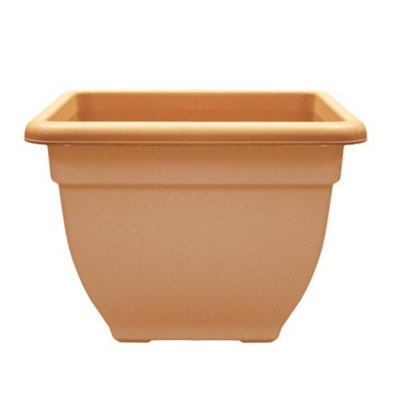 Winchester Square Planter Terracotta (45Cm) from B&Q