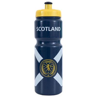  - Scottish Fa Plastic Water Bottle Navy Blue/yellow (One Size)