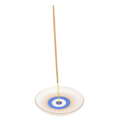Something Different All Seeing Eye Incense Stick Holder Blue/white/gold (One Size)