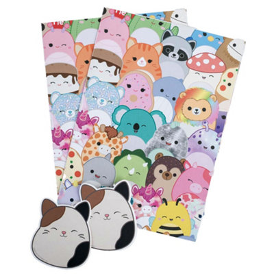  - Squishmallows Characters Gift Wrap Sheets Multicoloured (One Size)