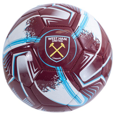  - West Ham United Fc Turbine Football Claret/sky Blue/white (5)
