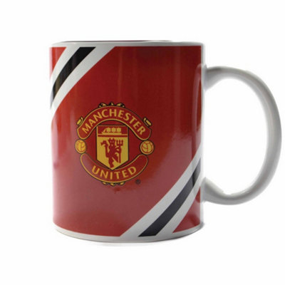 Manchester United Fc Unisex Red Core Stripe Mug In - Image 3