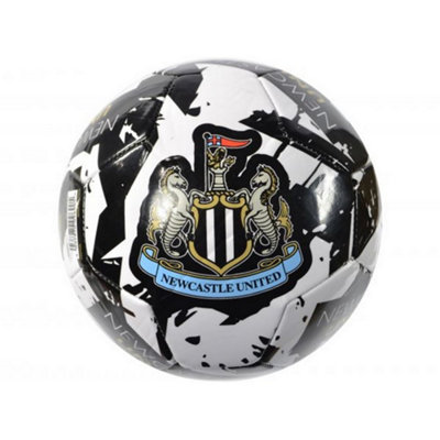 Newcastle United Fc Graffiti Football Black/white/gold (5) from B&Q