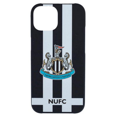  - Newcastle United Fc Striped Phone Case Black/white/blue (One Size)