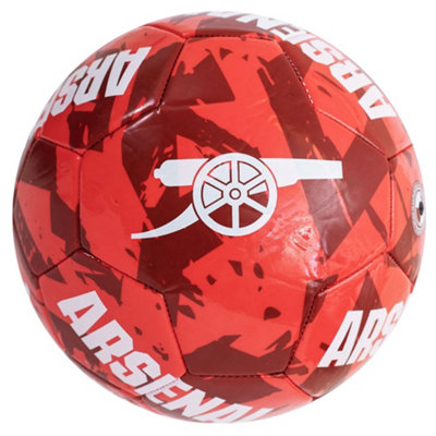 Arsenal Fc Graffiti Football A - Red/Dark Red/Blue/Gold/White - Image 3