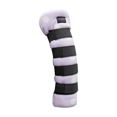 Supreme Products Dotty Fleece Horse Tail Guard Lavish Lilac (Pony) from B&Q