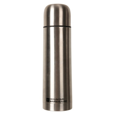 Mountain Warehouse Logo Stainless Steel 500Ml Flask Silver (One Size) from B&Q