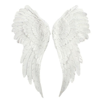 Something Different Glitter Angel Wings Hanging Decoration White (One Size) from B&Q