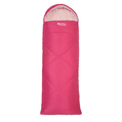 Mountain Warehouse Pink Childrens/Kids Summit Mini Sleeping Bag - Bright - One Size - Image 3