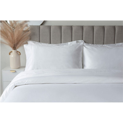 Belledorm Embroidered Ail Egyptian Cotton Pillowcase White (75Cm X 50Cm) from B&Q
