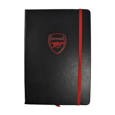 Arsenal Fc Premium Crest A5 Notebook - Black/Red - Image 2