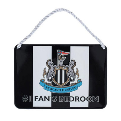  - Newcastle United Fc No One Fans Striped Sign Black/white/gold (One Size)