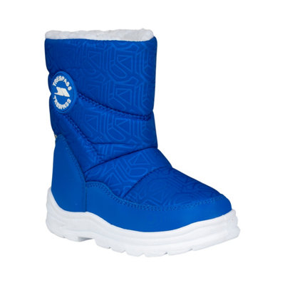B&Q -  Childrens/kids Snowflake Snow Boots Blue (9 Uk Child)