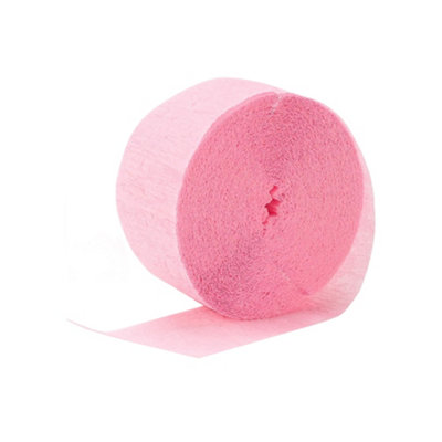 Amscan Crepe Paper Roll Streamers New Pink (One Size) from B&Q