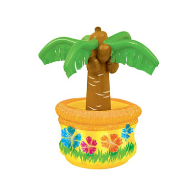 Unique Party Palm Tree Inflatable Drinks Cooler Multicoloured (One Size) from B&Q