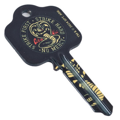 Cobra Kai Blank Key Black/multicoloured (One Size) from B&Q