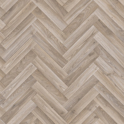 Ultragrip Xtreme Oak Chevron Vinyl By Remland (1M X 2M) from B&Q
