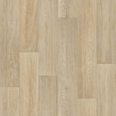 Natural Oak Vinyl By Remland (9M X 2M) from B&Q