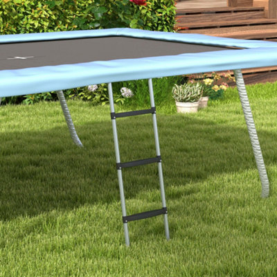 Sportnow 2 Steps/3 Steps Galvanised Steel Trampoline Ladder Climbing from B&Q