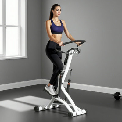 Sportnow Unisex Multi Stepper Machine With 12-Level Hydraulic Resistance, Lcd Monitor - Image 11