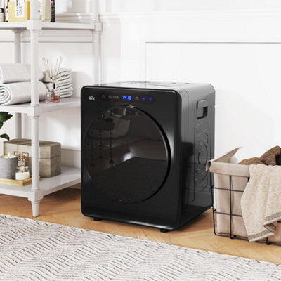 Homcom Portable Vented Tumble Dryer Machine With Timer, 6 Heat Settings 4Kg