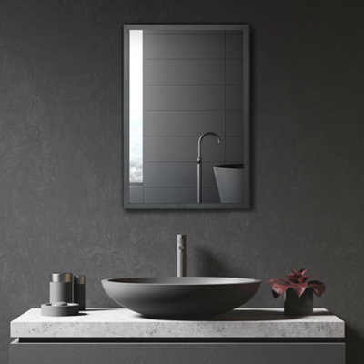 Kleankin Wall Mounted Bathroom Cabinet With Mirror And Storage Shelves from B&Q