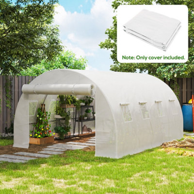 B&Q -  4 X 3 X 2M Greenhouse Replacement Cover Only For Tunnel Greenhouse