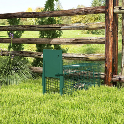 B&Q -  Single Door Rat Trap For Small AnimalsDark Green