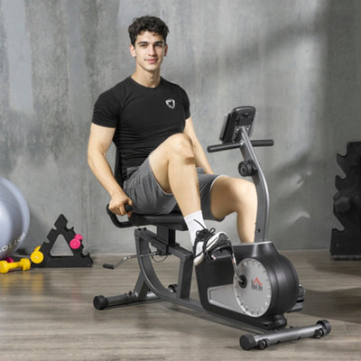 B&Q -  Exercise Bike With Lcd DisplayQuiet 8-Level Magnetic Resistance