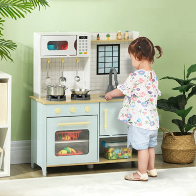Aiyaplay Play KitchenKids Kitchen Playset With Light & Sound Stove from B&Q