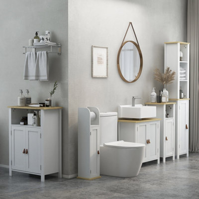 B&Q -  Bathroom Under Sink Cabinet With Adjustable ShelfWhite